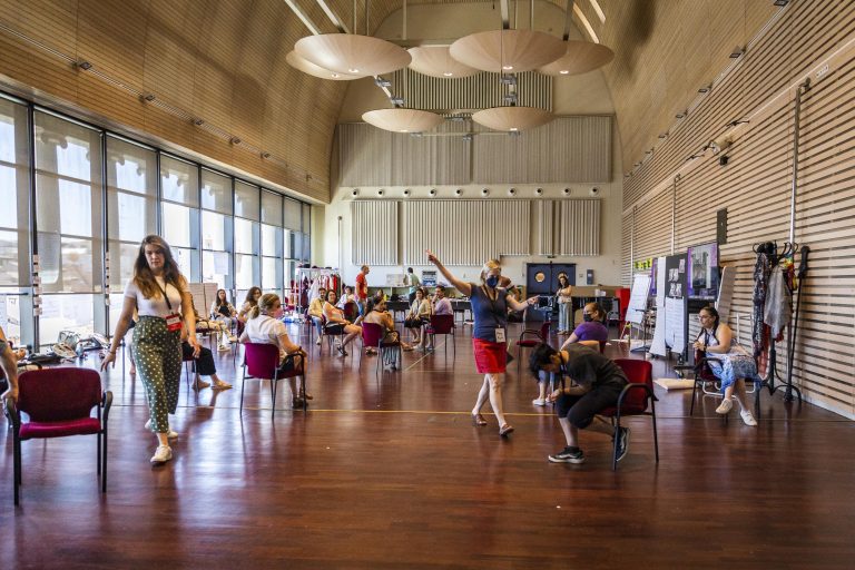 4/07/2022. Madrid. Clase a los profesores del Proyecto LOVA en el Teatro Real. Photo: Tania Sieira. ARCHDC