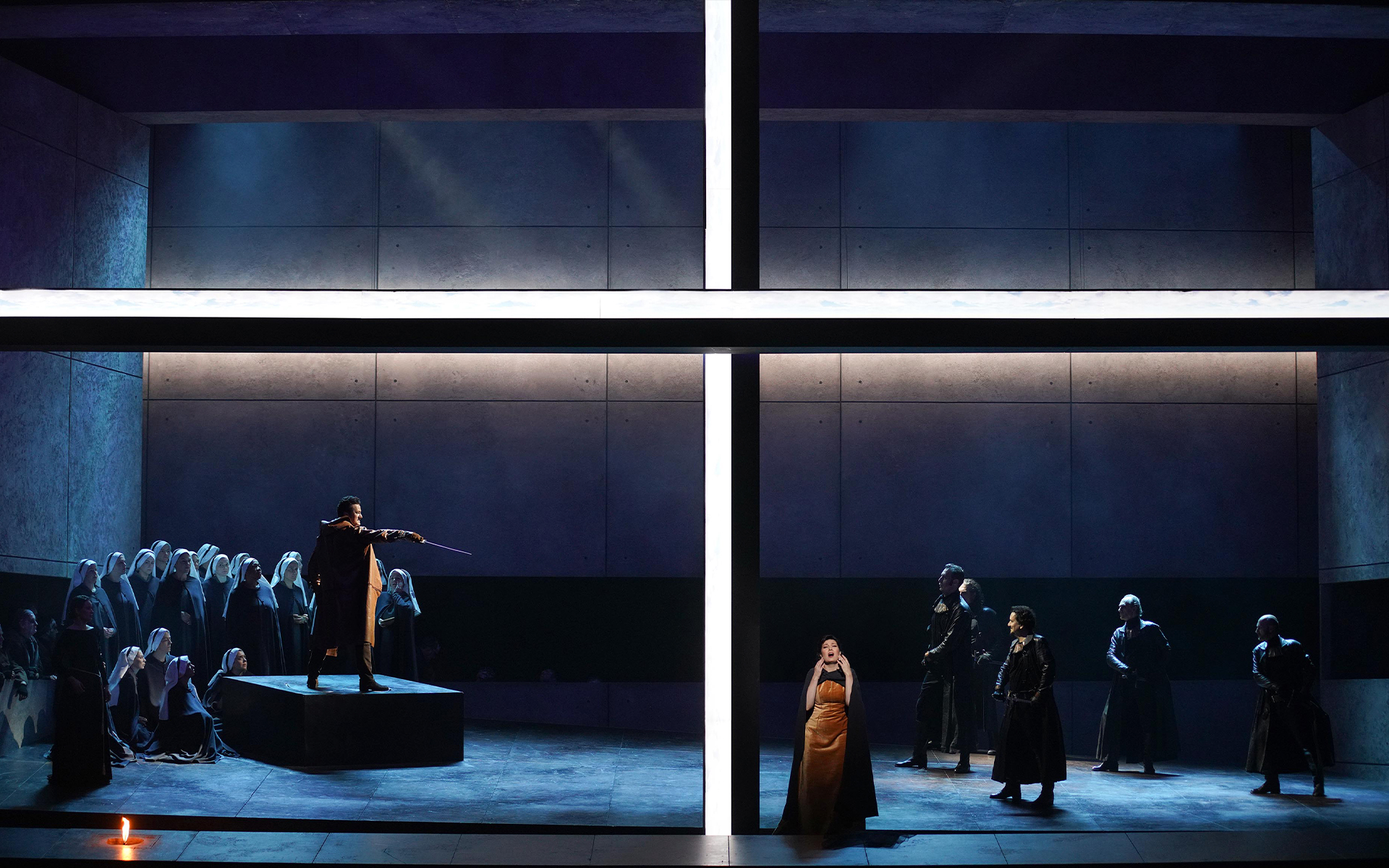 Escena de Il trovatore