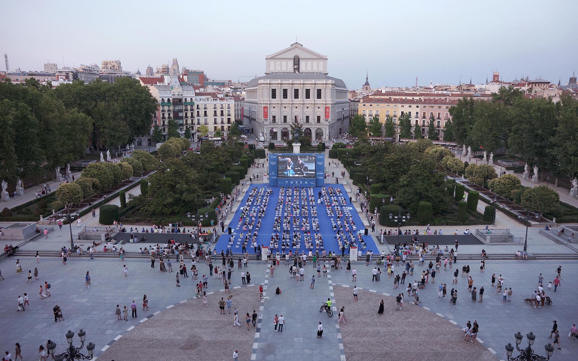 Retransmisión de ópera en abierto